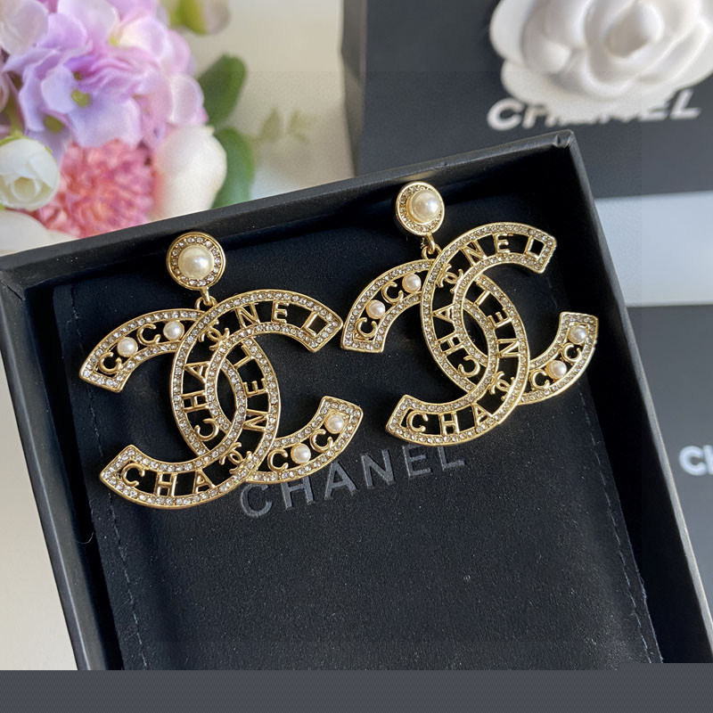 Ch*el earrings